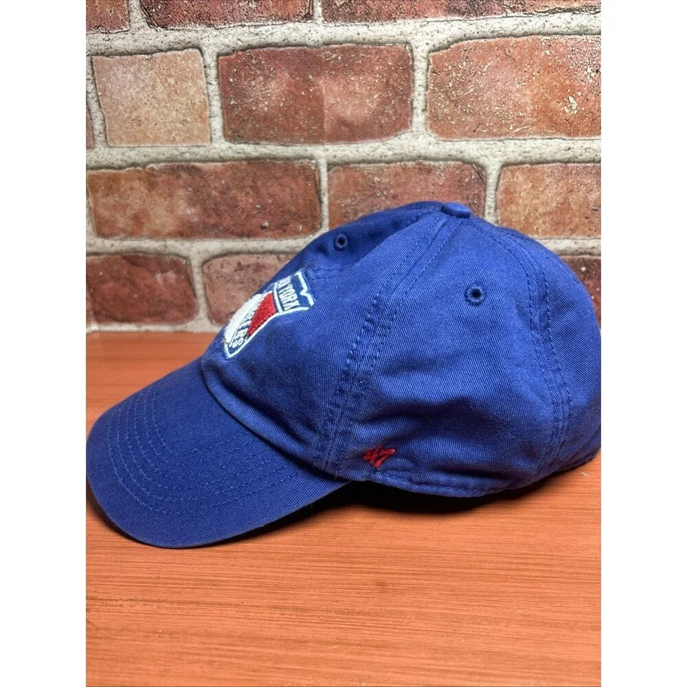 '47 Brand NHL New York Rangers Cap Fitted Hat Size Large Light Blue